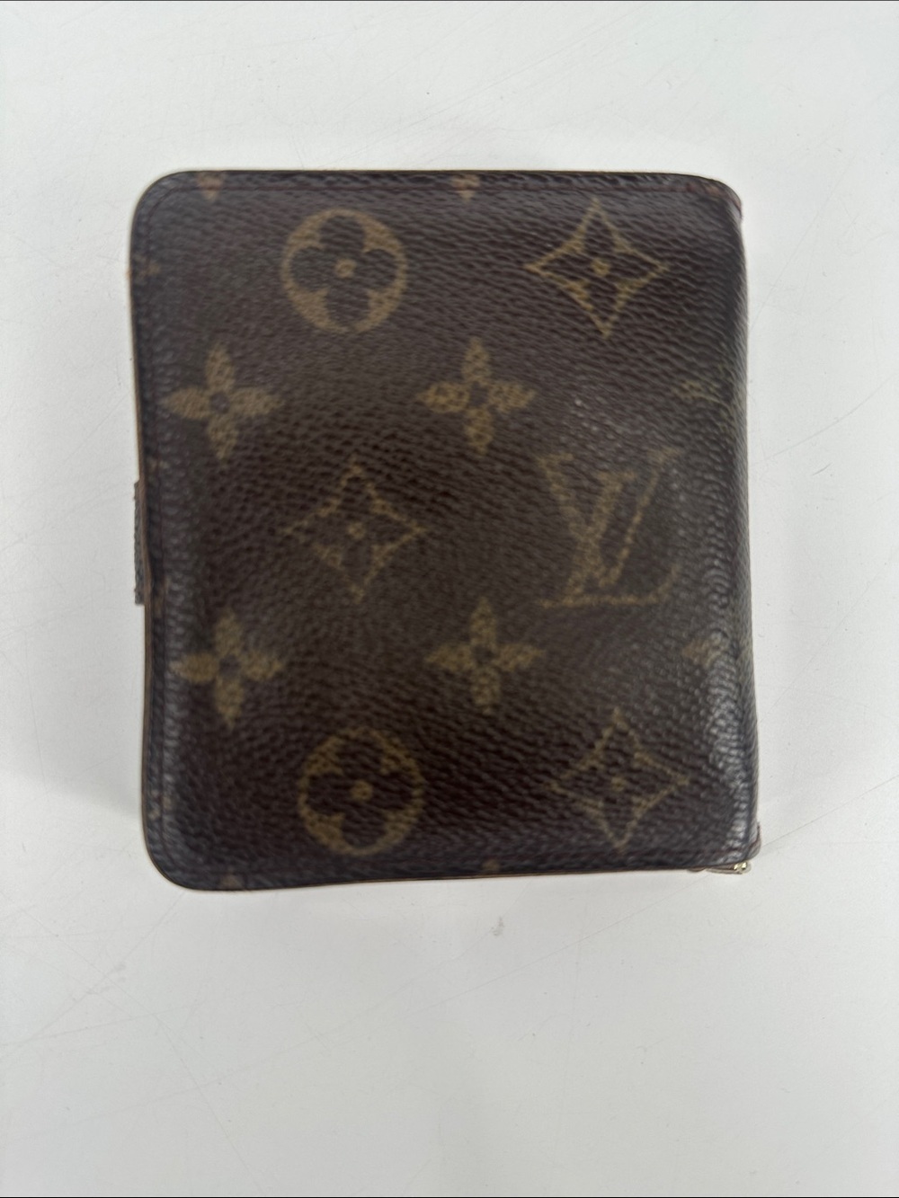 Authentic vintage Louis Vuitton Monogram Compact Wallet - Dark Brown - Picture 2 of 10